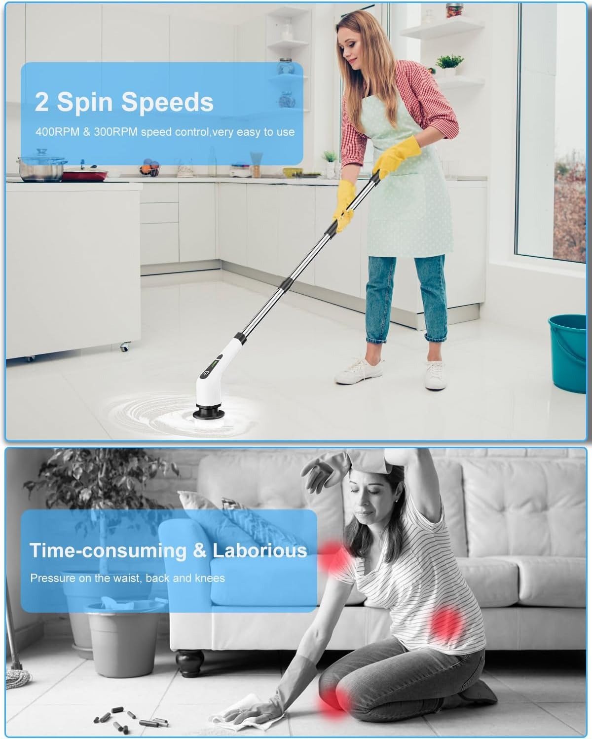 9 in 1 Electric Cleaning Brush - My Store