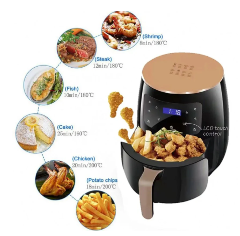Multi-functional Air Fryer Pot 6L capacity - My Store