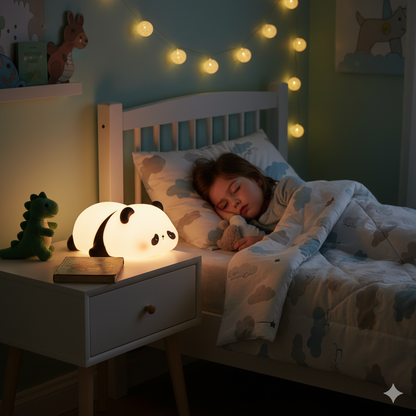 Cute Panda Night Light – DREAMING MY DREAM | Adorable Gift for Friends, Couples & Home Decor Lovers