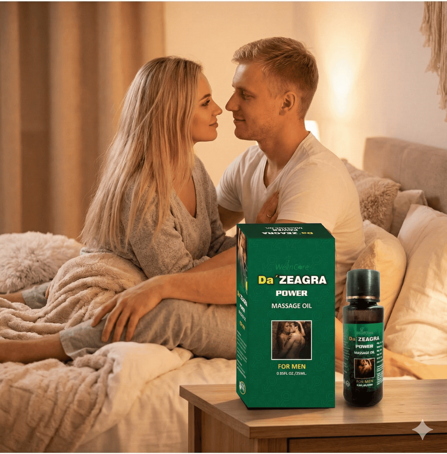 Da' ZEAGRA Power Massage Oil for Men – Confidence, Relaxation & Intimate Wellness